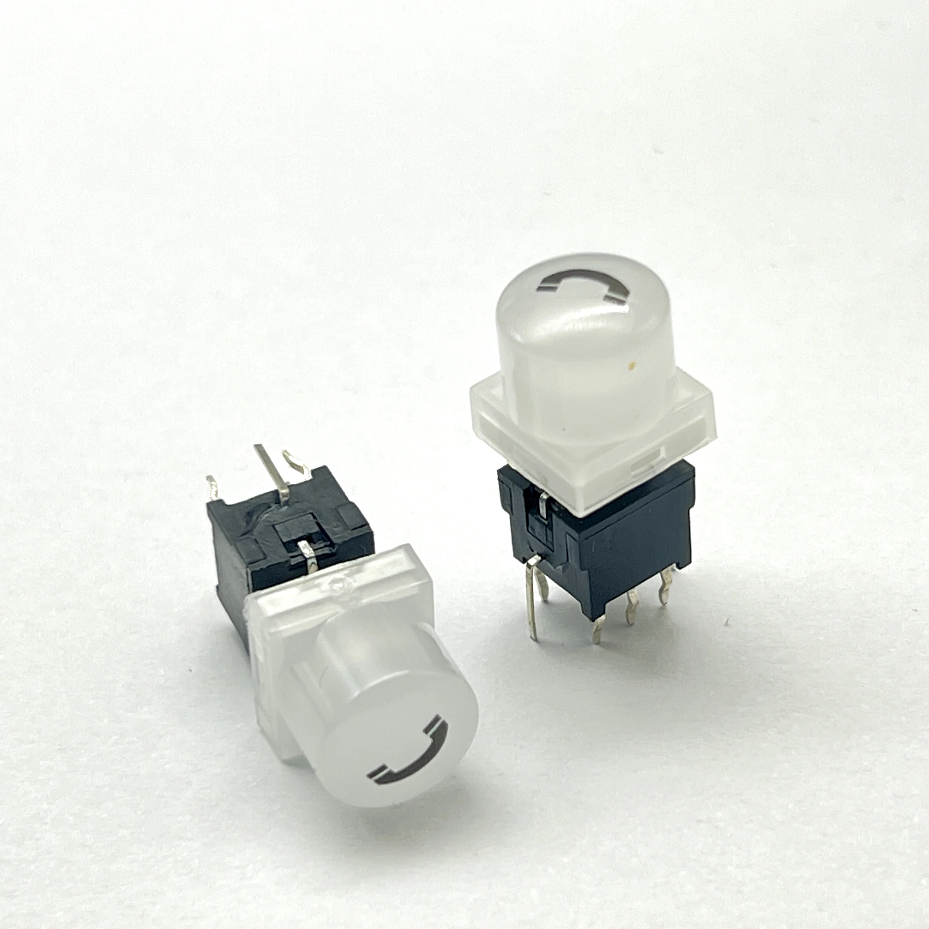 3 pieces of Hongyone TS6 with blue light button, touch switch, six pin eight pin reset switch