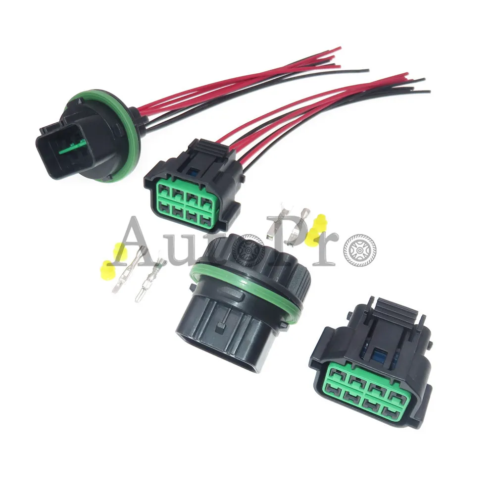 

1 Set 8 Hole Automobile AC Assembly Waterproof Sealed Plug HP066-08021 Car Headlight Wire Cable Socket For HYUNDAI Sonata