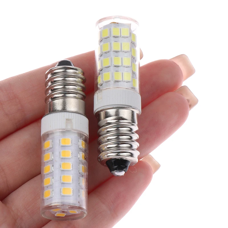 Mini LED Milho Lâmpadas, Lustre Spotlight, Lâmpada Frigorífico, Lâmpadas Domésticas, Inovador e Prático, E14, 5W, 7W, AC 220V