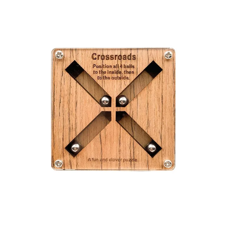 

Crossroads Puzzle Classic Mind Brain Teasers Beads Puzzles