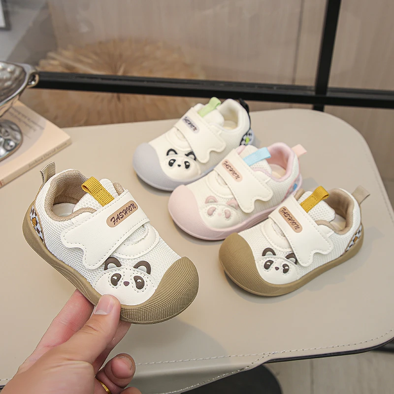 

2026 Children Casual Shoes Spring Autumn Kids Sneakers Soft Breathable Mesh Toddler Boys Girls Sport Shoes for Baby Pink