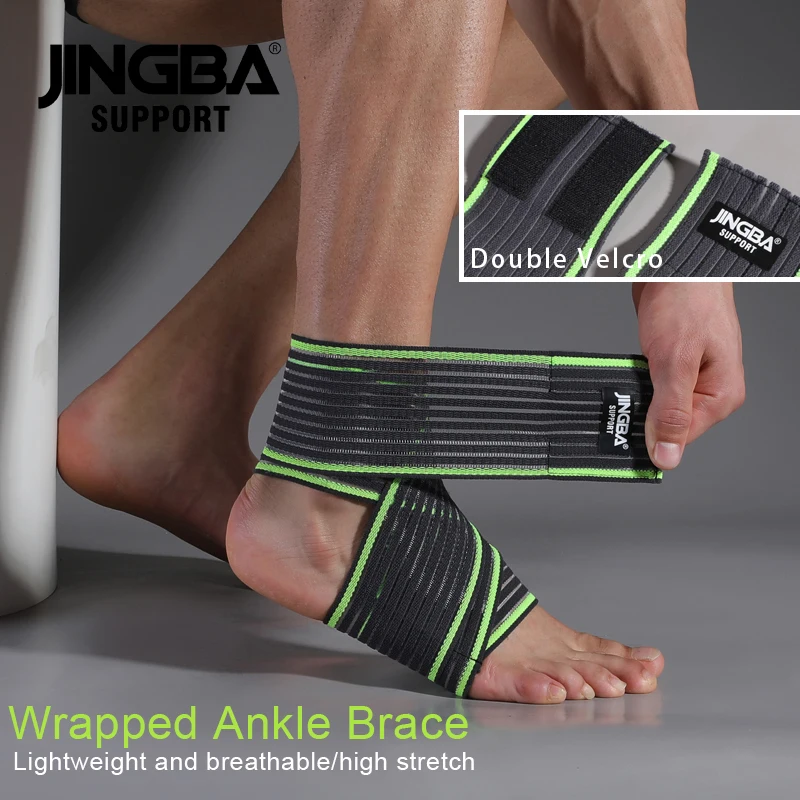 1PCS Professional Sports Strain Wraps Bandages Elastic Ankle Support Pad Protection Ankle Bandage Guard Gym Protection