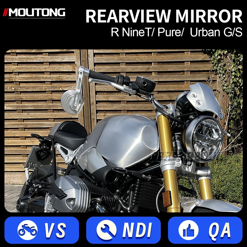 جديد مرآة الرؤية الخلفية الألومنيوم بار نهاية الجانب المقود مرايا الرؤية الخلفية لسيارات BMW RNINET تشويش إذاعي Rninet النقي R تسعة T الحضرية G/S