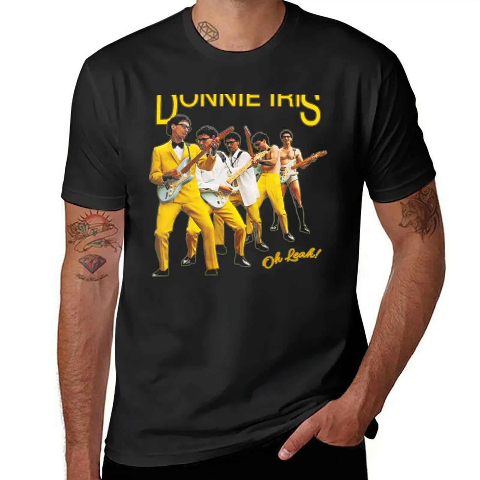 

Donnie Iris 2 T-Shirt summer tops luxury designer designer shirts mens designer clothes