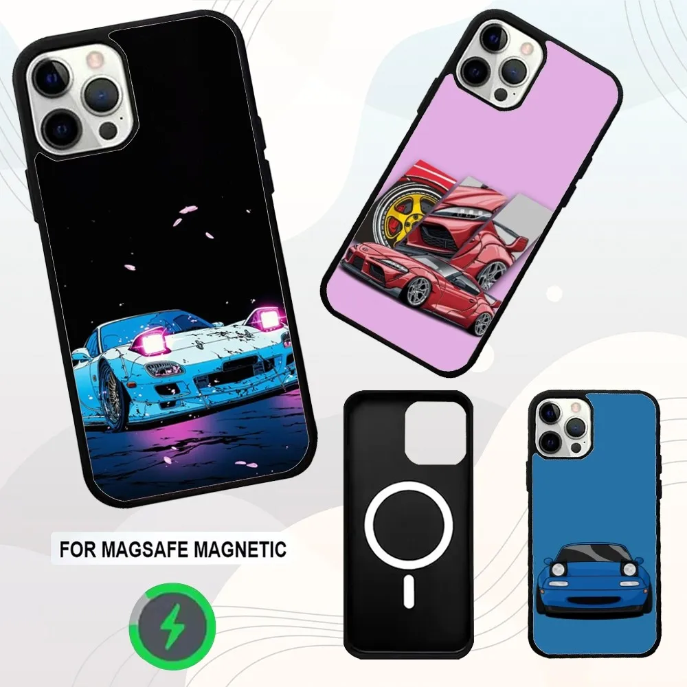 

M-Miata Car MX5 Phone Case For iPhone 16e,16,15,14,13,12,11,Plus,Pro,Max,Mini Magsafe Magnetic Wireless Charging