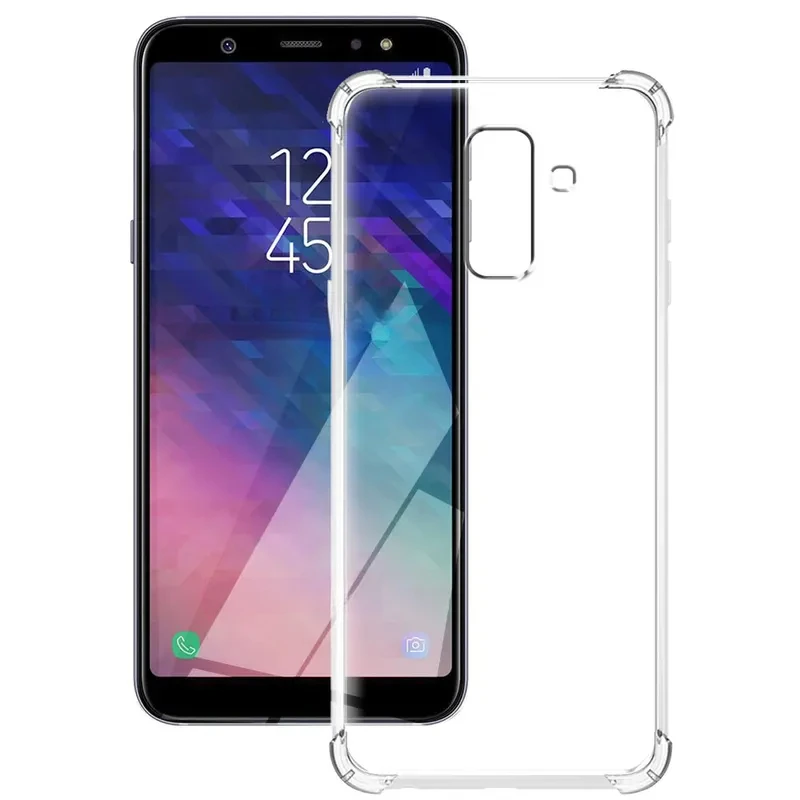 For Samsung A6 Plus 2018 Case Soft Silicone Cover For Samsung Galaxy A6+ 2018 SM-A605FN A6Plus Clear Shockproof Phone Cases Capa