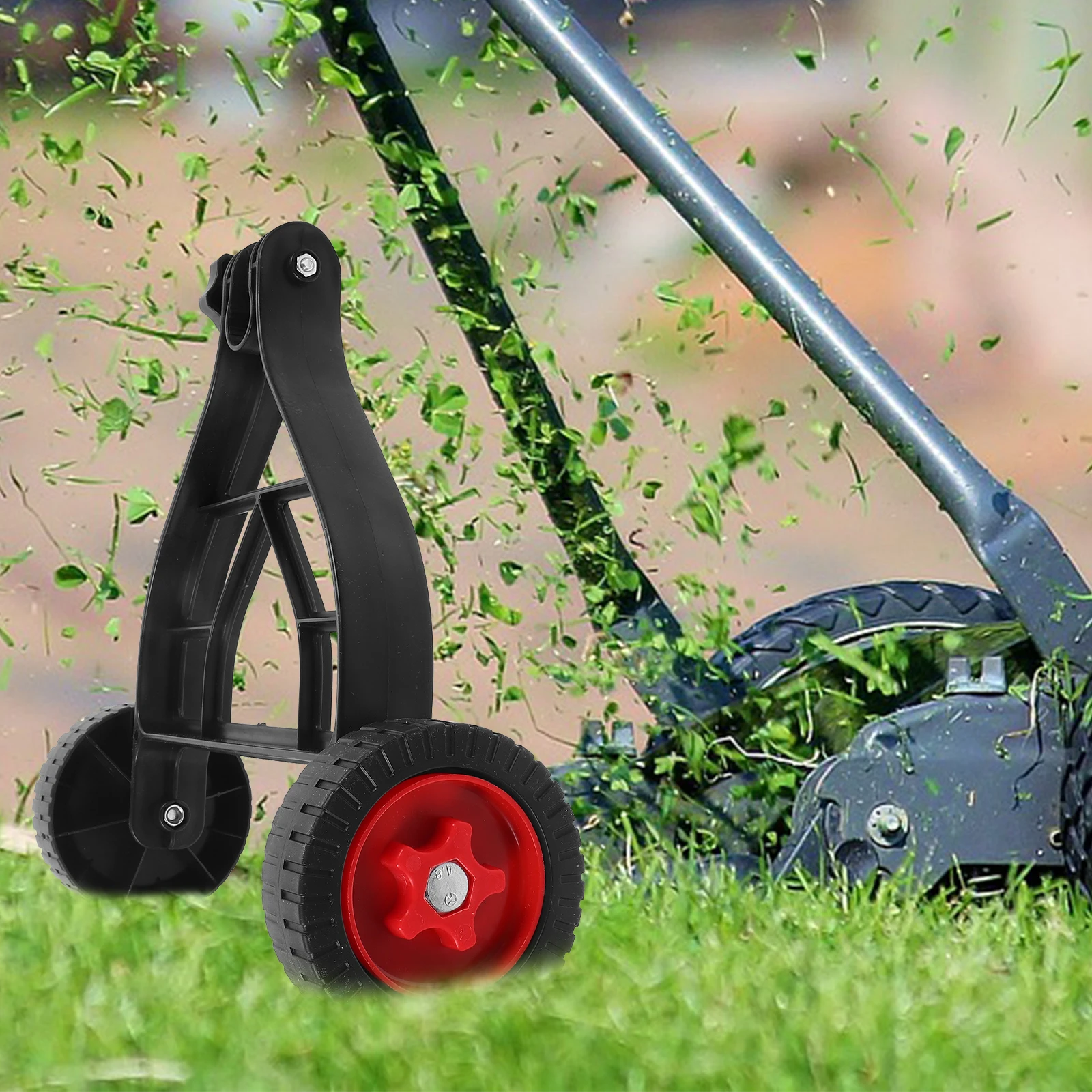 

1Pcs Universal Lawn Mower Support Wheel Durable Replacement Caster Garden Tools Wheel Accessory