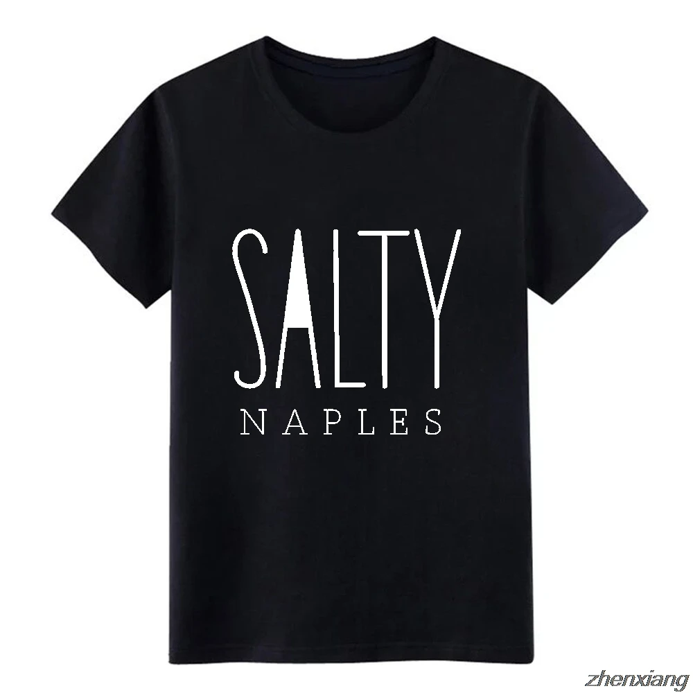 salty naples fl orida t shirt Printing 100%  s-X5xl Costume Cute Funny Casual spring Pattern shirt