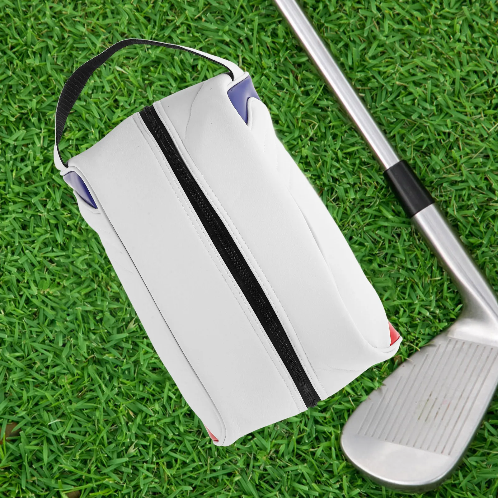 Golf Shoe Storage Bag Waterproof Portable Multi Functional Travel Gym Outdoor Shoe Carrier Zippered Closure Golf Accessories Bag