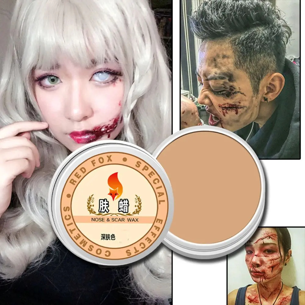 30g Fake Scar Wax Halloween Nose Modeling putty Wound Fake Scar Make-Up Putty Skin Wax Cosmetic