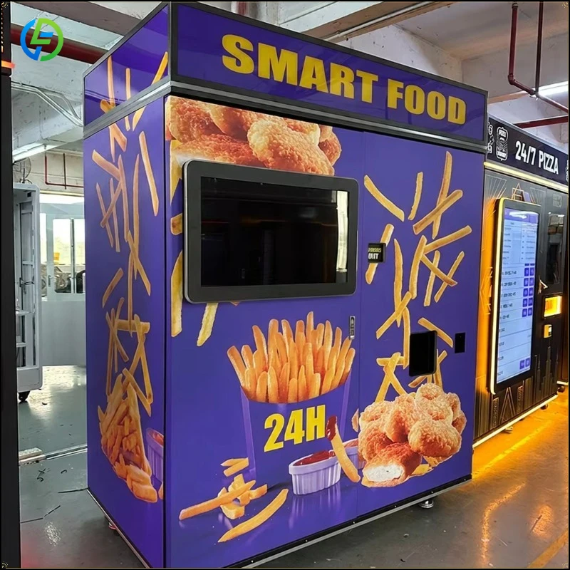 High Quality 24 Hours Service Modern French Fries Vending Machine FL Customized Vending Machine