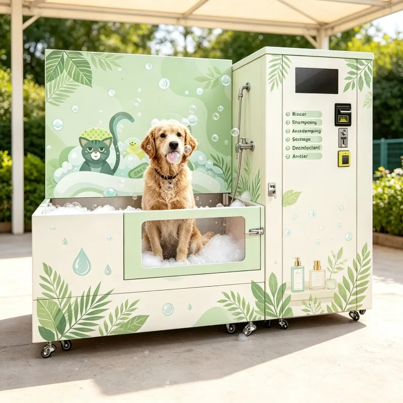 Customized Pet Bathing Machine, Professional Grade Stainless Steel Electric Pet Grooming Equipment for Cross-border Sale