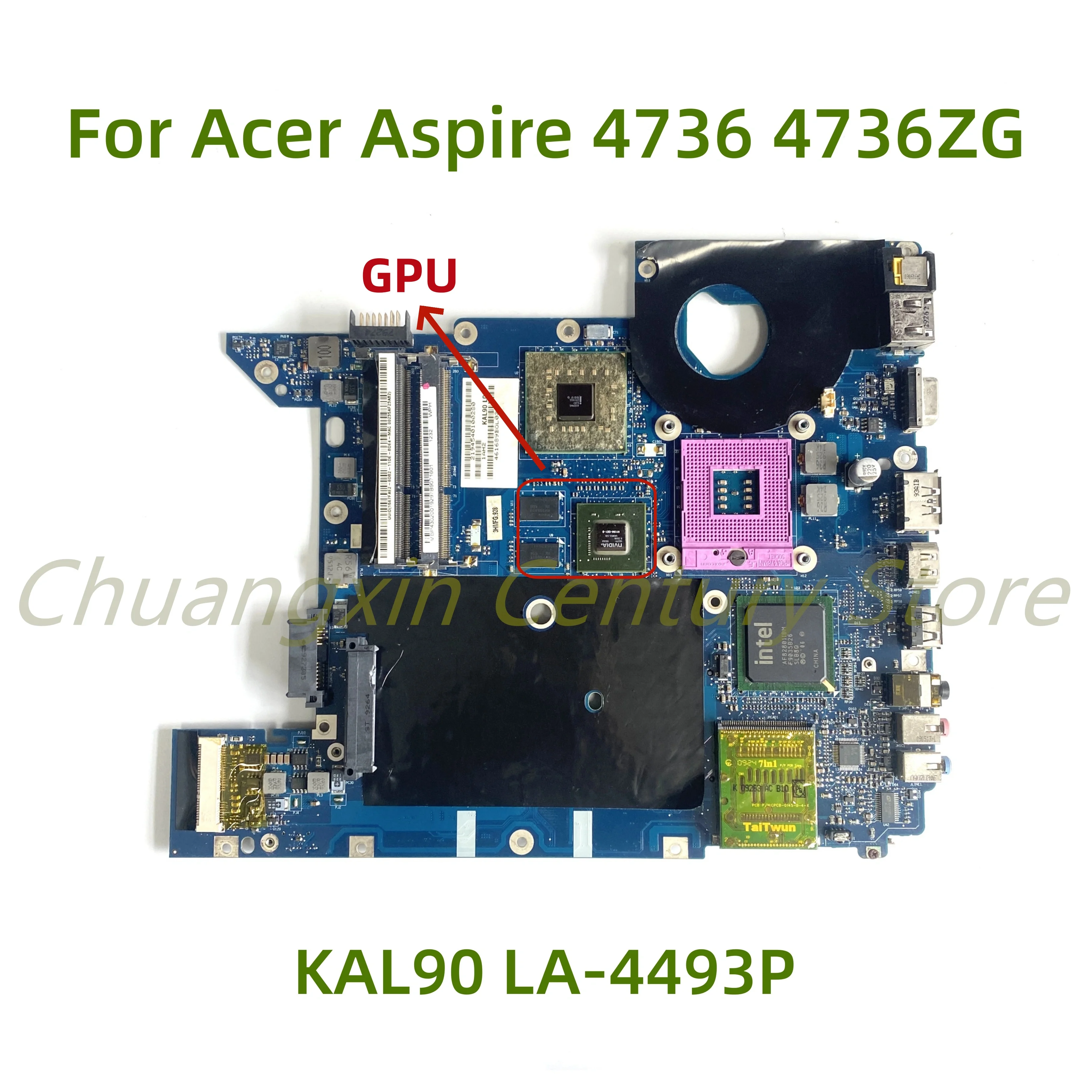 

Материнская плата KAL90 LA-4493P для ноутбука Acer Aspire 4736 4736ZG, 100% протестирована, полностью работает