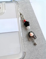 Kawaii No Face Kaonashi Phone Charm, Anime Phone Charm, Studio Ghibli Inspired Phone Charm, Resin Charm