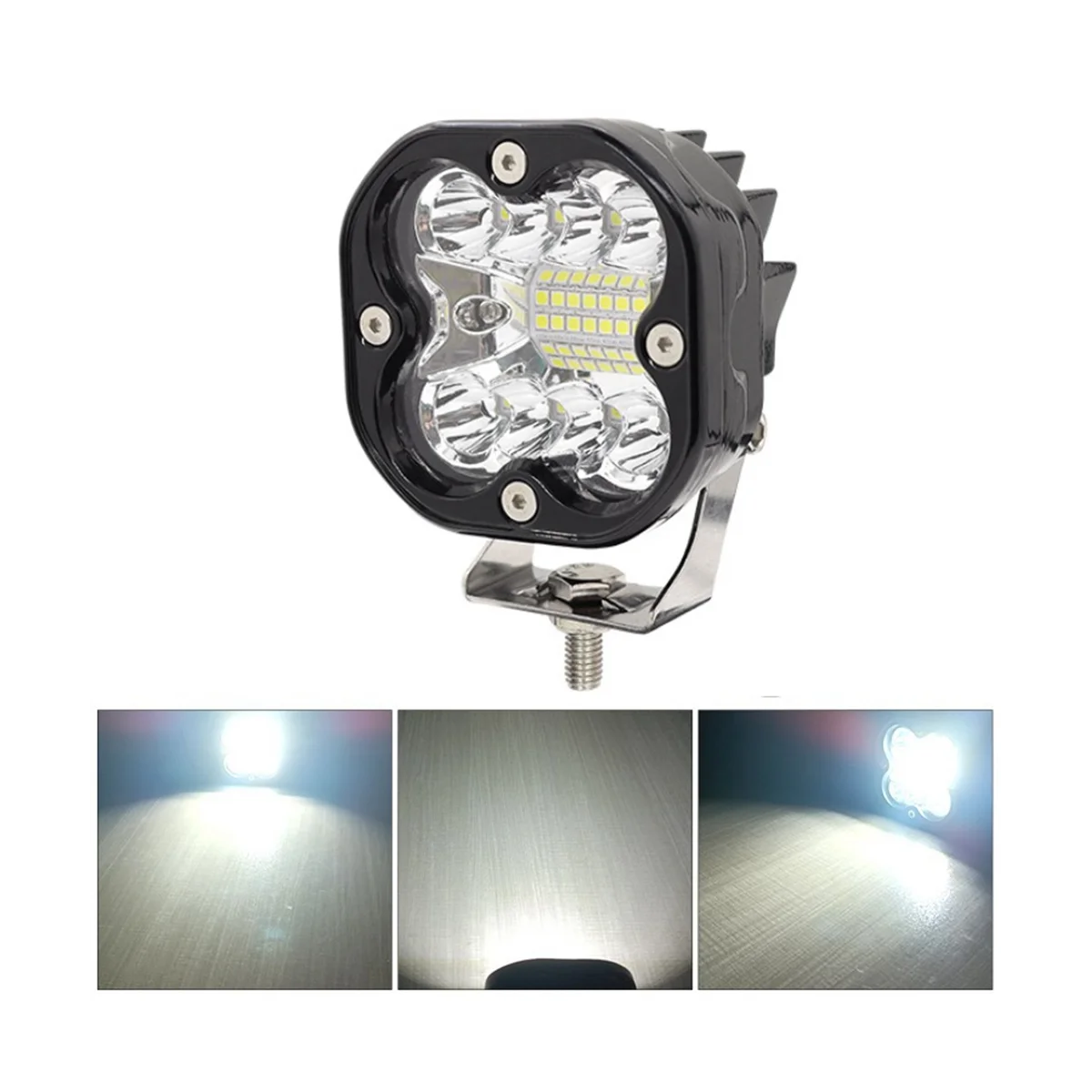 3 Inch LED Work Spotlights 66W Headlights for Motorcycles LED Bar Fog Lights for Car Truck Off Road ATV Accessories