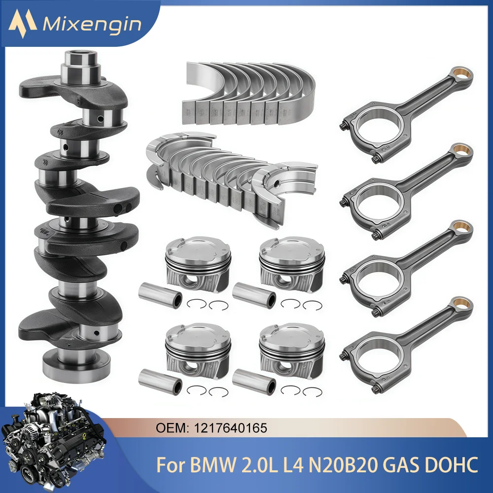 

Engine Crankshaft Piston connecting rod Bearing Kit For BMW N20B20 2.0L GAS 125i 220i 228i 320i 328i 520i 528i X1 X3 X4 X5 Z4