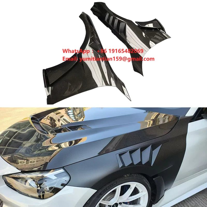 Dry Carbon Fiber Fender for BMW M2 G87 2023+ An-Style Pre-preg Carbon Side Surround Body Kit Front Fender Flare Modification