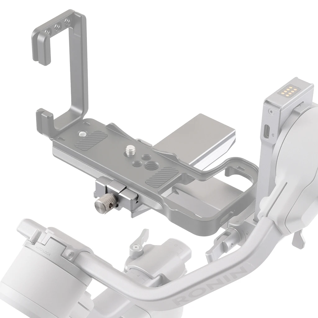 BGNing Metall-Schnellwechselplatte für DJI RS 4 Mini, kompatibel mit Arca-Swiss-Montageplatten, Kamerakäfigen und L-Platten, verstellbar – Detail 26