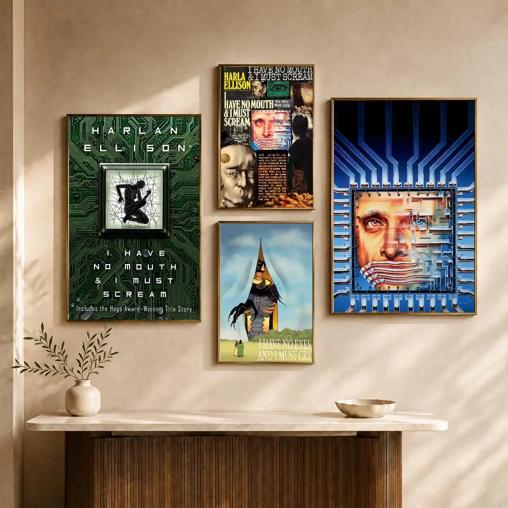 I Have No Mouth and I Must Scream Horror Game Poster HD Wall Decor Apartment Dorm Office Cafe Bedroom Home Gift