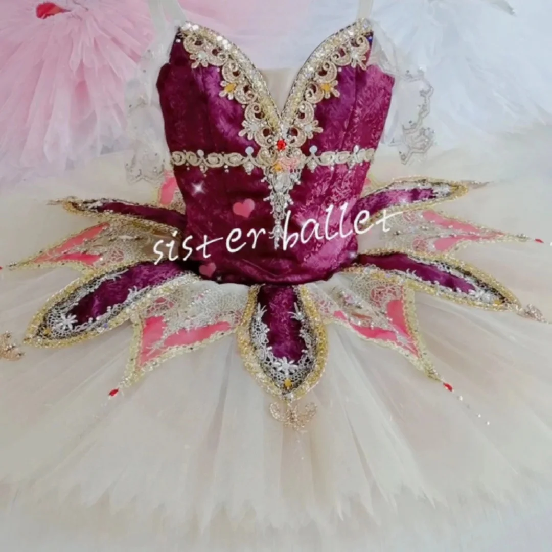 

Paquita female Variation tutu High-end private custom Esmeralda Show competition dress for adults and children