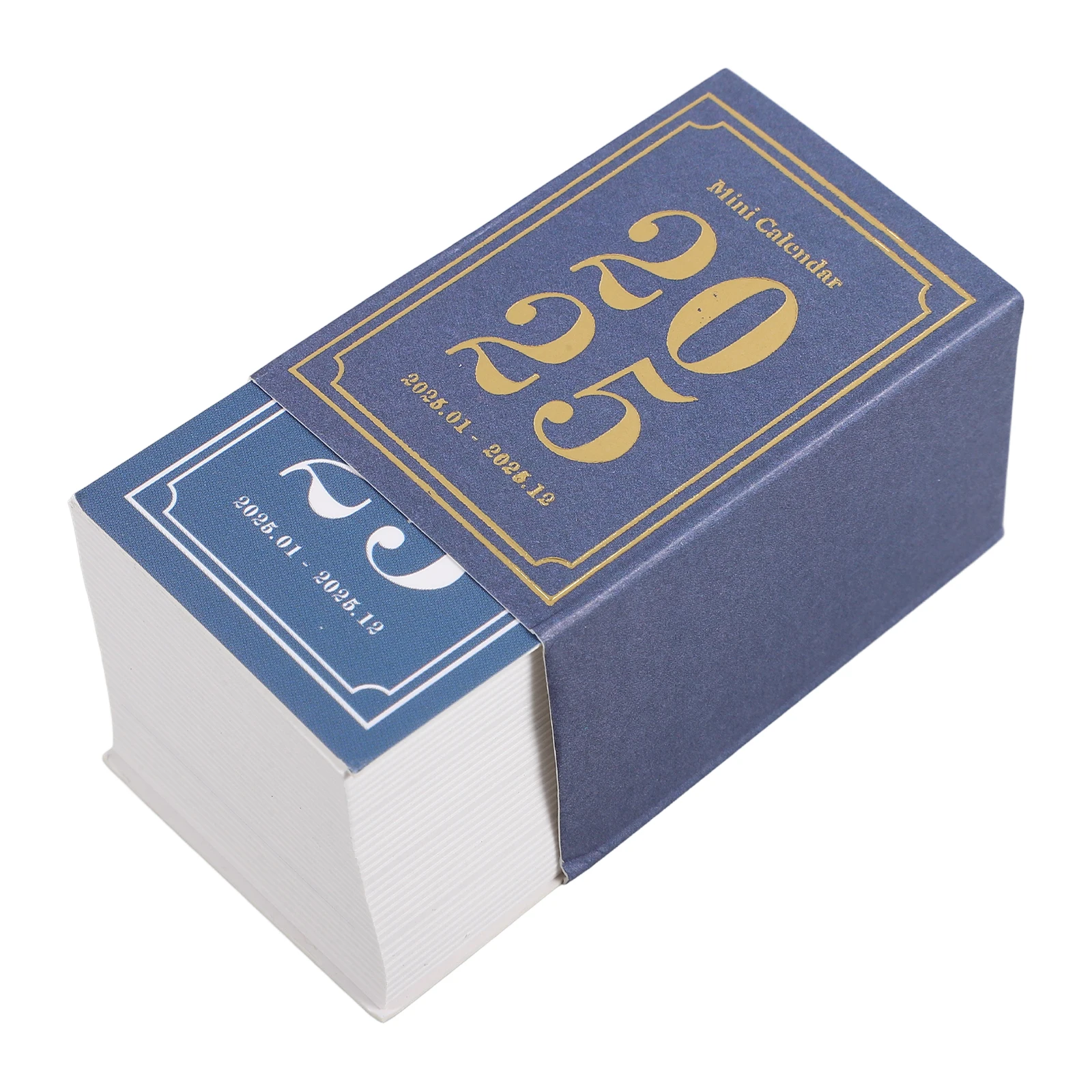 

Mini Desk Calendar 2025 Retro Narrative Series Small Multi Function Miniature Planner Tear Off Pages Clear Prints Good