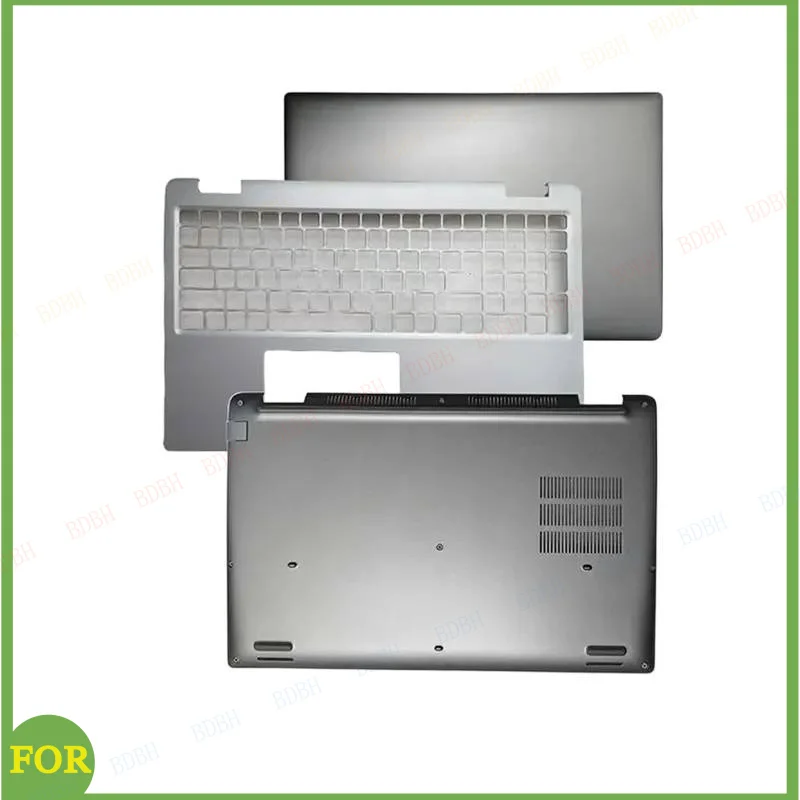 

Новый корпус для ноутбука Latitude 5540 E5540: задняя крышка LCD, верхняя крышка, пальмрест, нижняя часть корпуса, серебристо-серый цвет.
