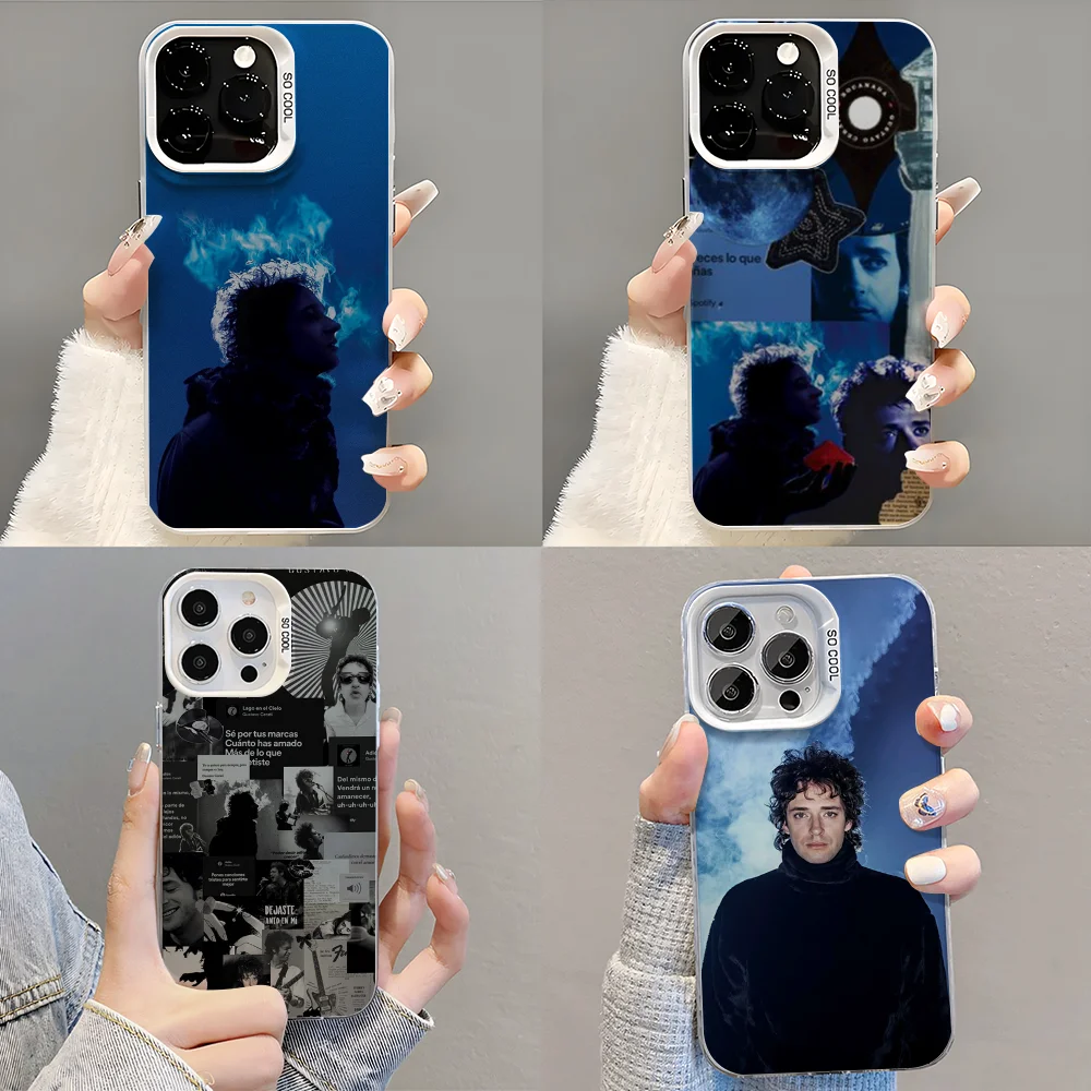Gustavo Cerati Soda funda de teléfono estéreo para iPhone 14 16 15 11 12 13 Pro Max Mini Plus cubierta a prueba de golpes