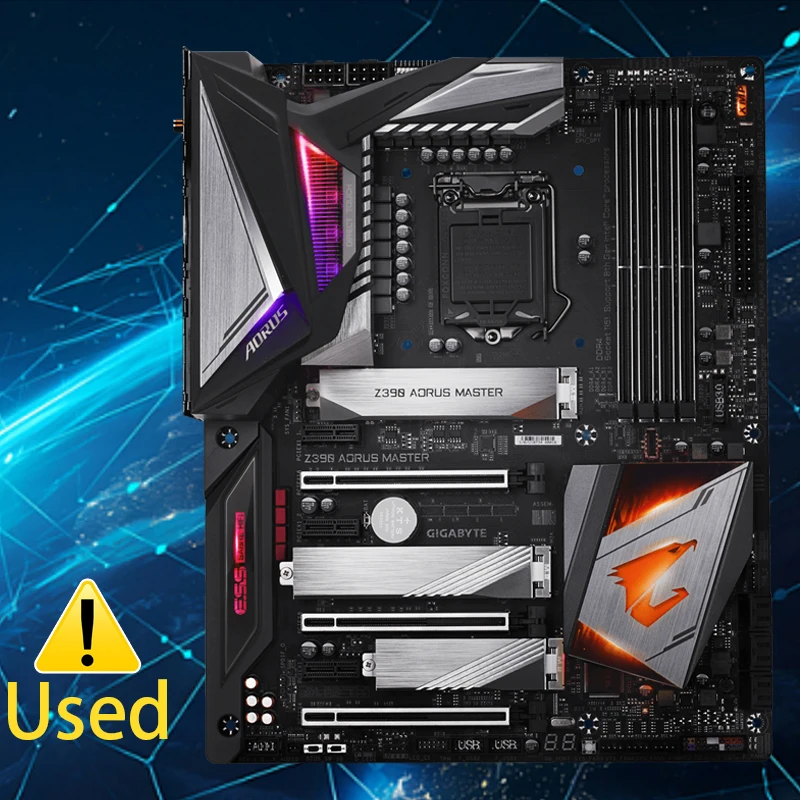 Gigabyte Z390 AORUS MASTER (Intel LGA1151/Z390/ATX/3xM.2 Thermal Guard/Onboard AC Wi-Fi/ESS Sabre DAC/Gaming Motherboard)