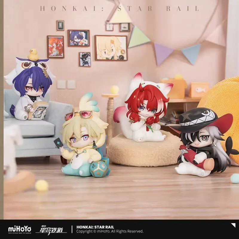 

[Genuine] Mihoyo/Collapse: Star Dome Railway Male Dormitory Series Q Version Blind Box Trendy Play Desktop Ornament Peripheral