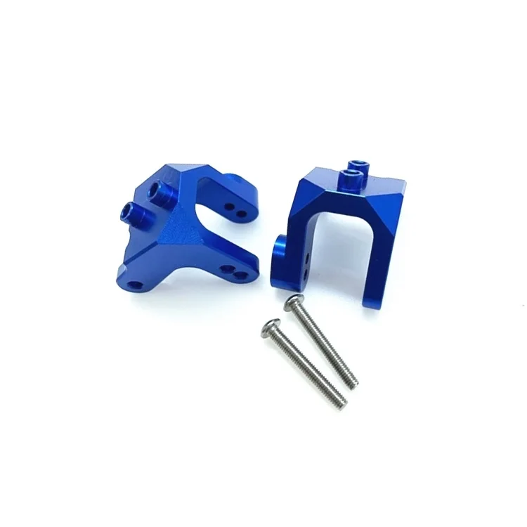 2Pcs Metal Upper Shock Absorber Mount Bracket for LOSI LMT 4WD Solid Axle Monster Truck RC Car Upgrade Parts,Blue