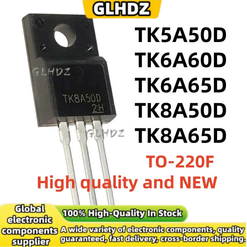 TO-220F 10PCS TK5A50D TK6A60D TK6A65D TK8A50D TK8A65D High quality and NEW spot goods