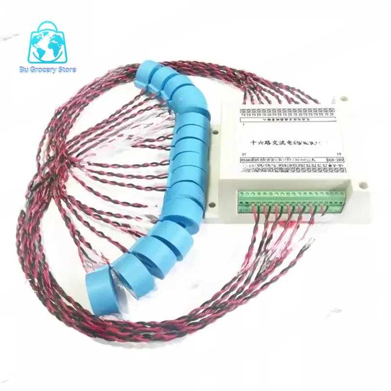 Multi-Channel 16-Channel AC Current Acquisition Module, Current Detection Sensor Transmitter