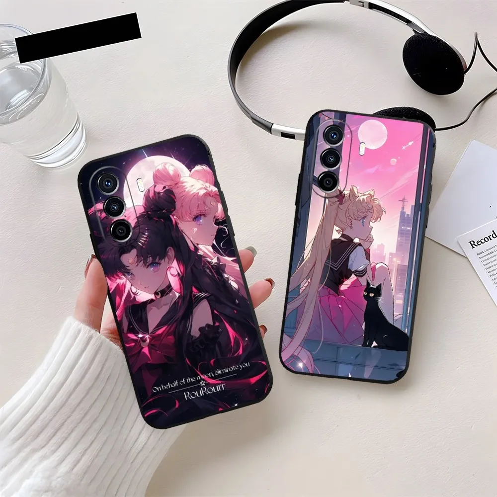 Phone Case For Huawei P50 P30 P40 Girl P10 P20 Lite Mate 40 Pro Plus MoonS Psmart S-SailorS Z 6 7 9 Shell Cover