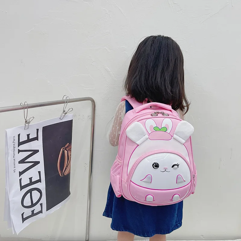 Kindergarten schoolbag new style cartoon cute spine protection printing primary school student schoolbag boy girl backpack