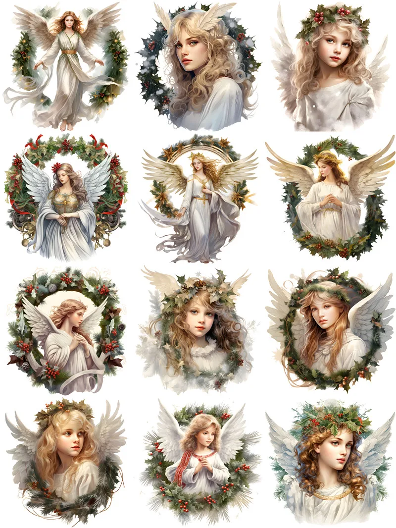 Blessing Angel Stickers Crafts And Scrapbooking stickers kids toys book Decorative sticker DIY Stationery