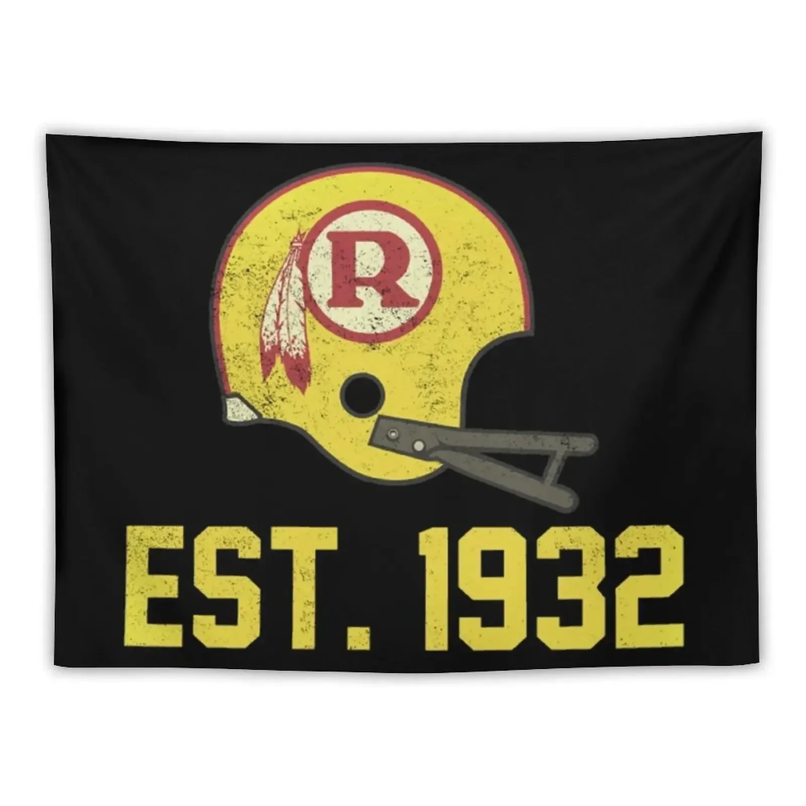 Redskins est. 1932 [Vintage Distressed] Shirt Tapestry Home Decor Accessories Aesthetic Room Decor Korean Tapestry