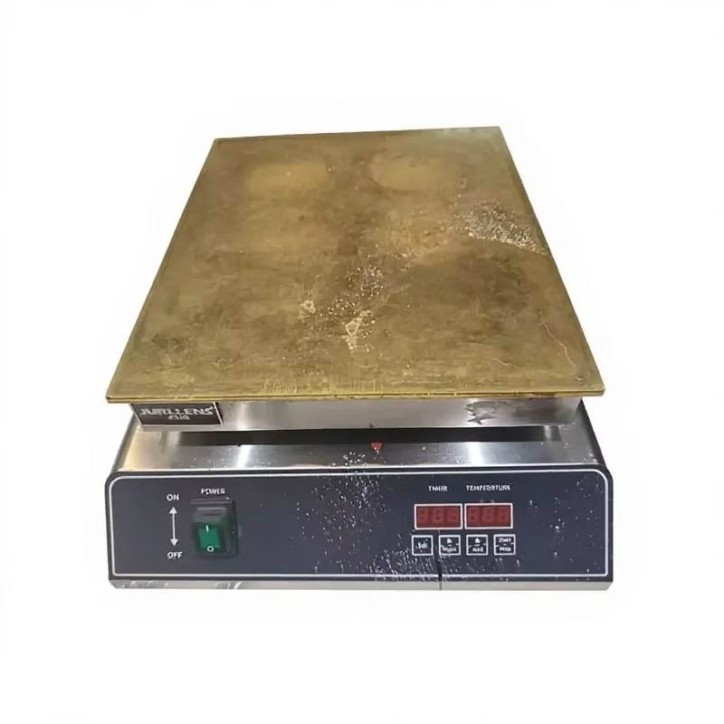 Commercial Electric Crepe & Pancake Maker, Non-Stick Copper Plate with Japanese Crepe Cradle, Multifunctional Baking Machine