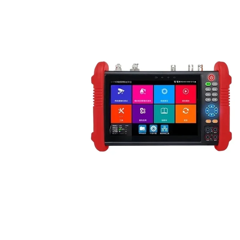 Full-function engine ering treas ure digit al netwo rk monitorin g tes ter with multimeter coaxial SDI tr acking f iber