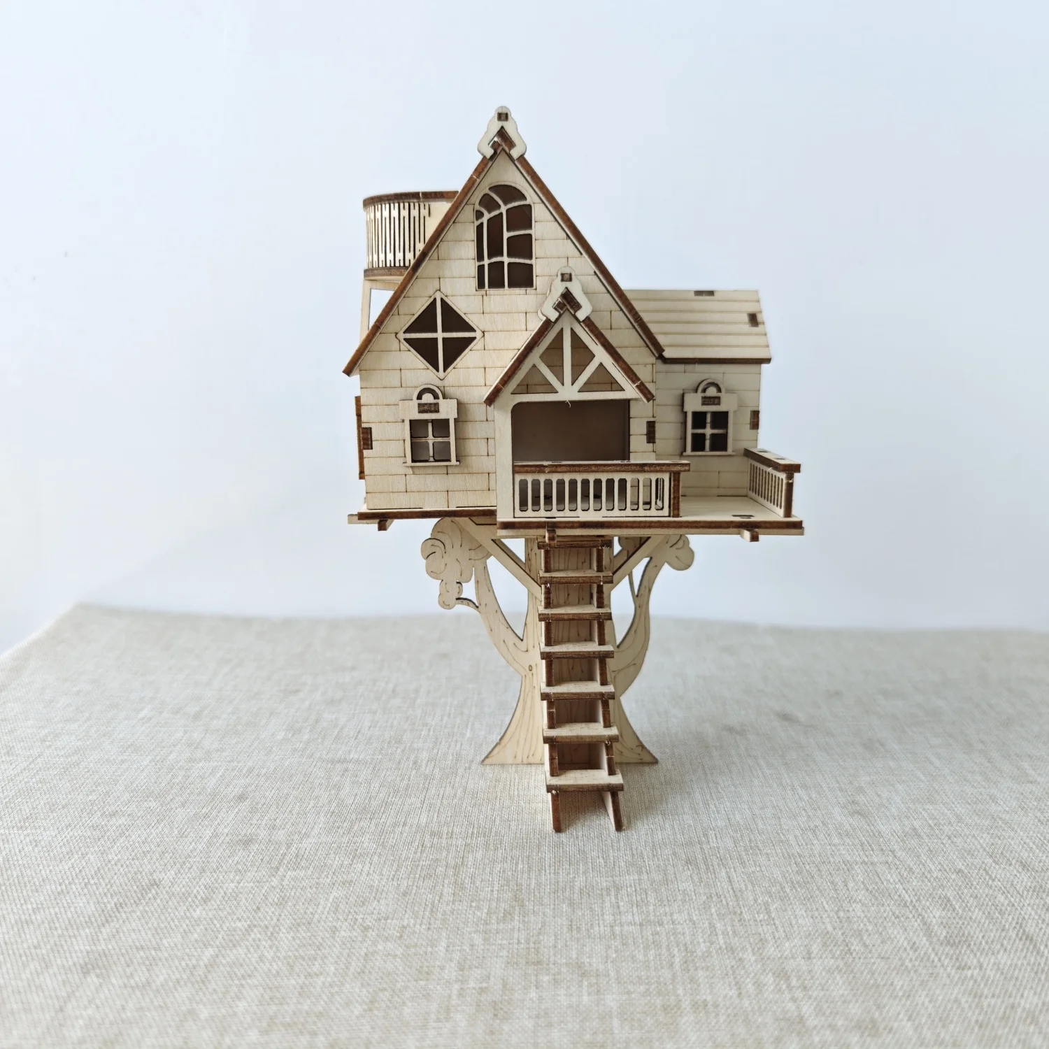[Mechanical Gear Wooden Puzzle] 3D Mechanical Gear Wooden Puzzle Toy - DIY Model Kit For Adults, Brainstorming Toys, Holiday Gif
