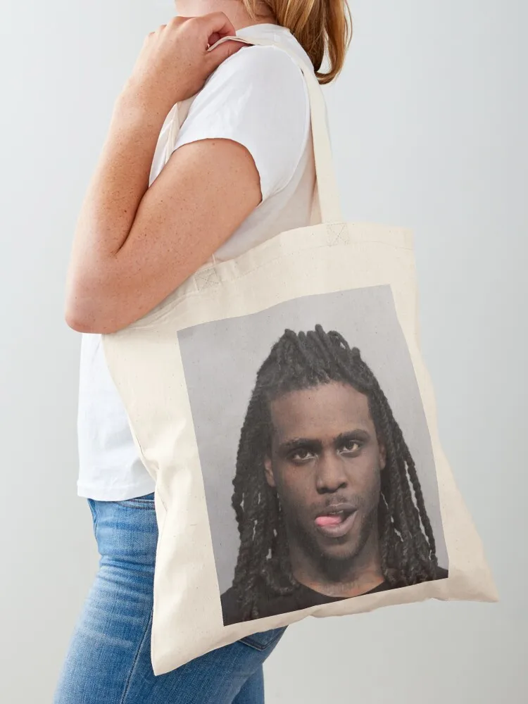 

Chief Keef Mugshot Tote Bag canvas tote bags Shopper handbag Gift bag cloth bag woman