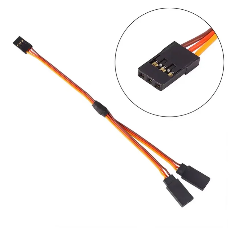 5Pcs/lot 30 Core RC Servo Y Extension Cord Cable Lead Wire 10/15/20/30/50/100CM For RC Servo JR Futaba RC Helicopter Car DIY