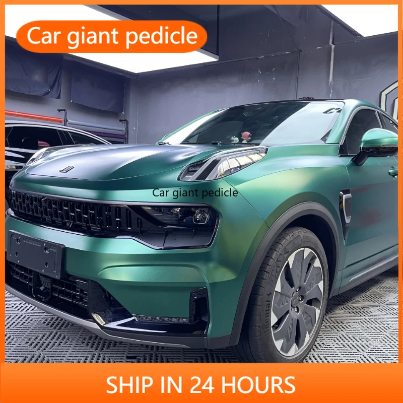 Highest quality matteEmerald vinyl Wrap Film Car Wrap Film Non degumming Non fading quality Warranty 1.52M*17M roll