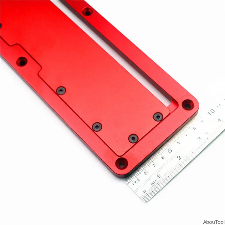 Placa de cubierta abatible para sierra Circular eléctrica, cubierta de aluminio ajustable para carpintería