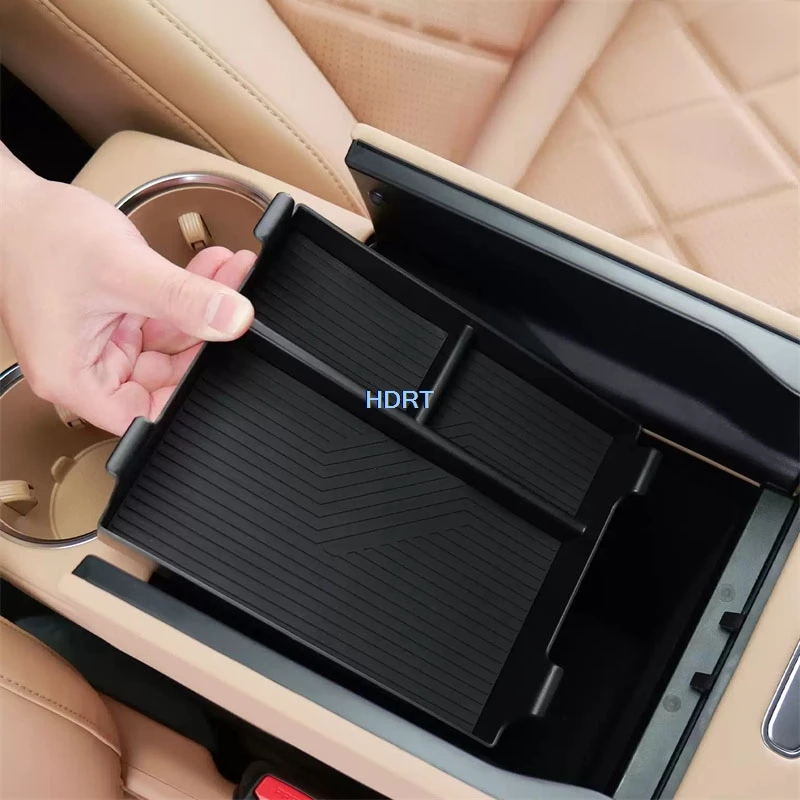 For Chery Fulwin T11/Exeed ET8/Exlantix ET8 E02 2026 + Car Styling Armrest Storage Box Dust Proof Pad Container Organizer Cover