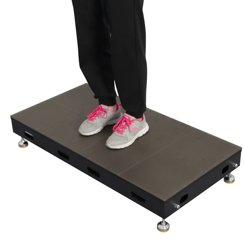 بلاط شاشة التفاعلية الغمر الحديد أرضية الرقص لحفل زفاف ديسكو P4.81 LED أرضية الرقص 500x1000 مللي متر كامل اللون