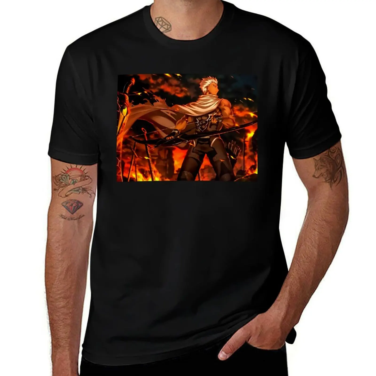 

Archer Emiya T-Shirt man graphic t shirt t shirts for man cotton soft