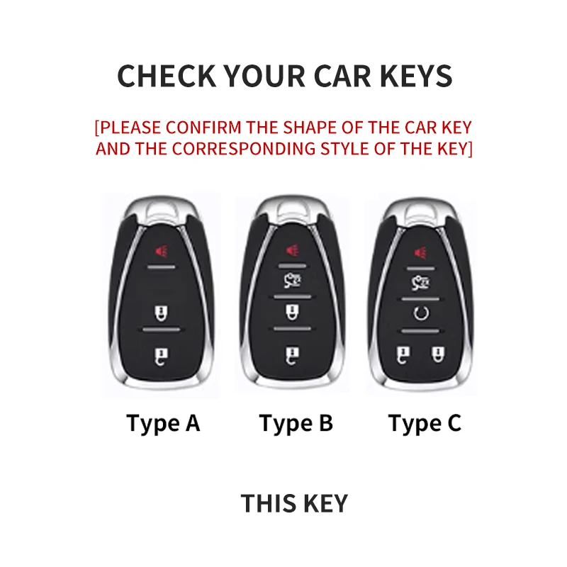 Suder Leather Car Key Case Cover for Chevrolet  Malibu Camaro Cruze Traverse Spark Equinox Sonic Volt 3 4 5 Button Protect Shell