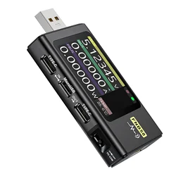 1pcs FNB58 USB Tester Voltmeter Ammeter TYPE-C Fast Charge Detection Trigger Capacity USB Tester 82*42*13mm Test Meters