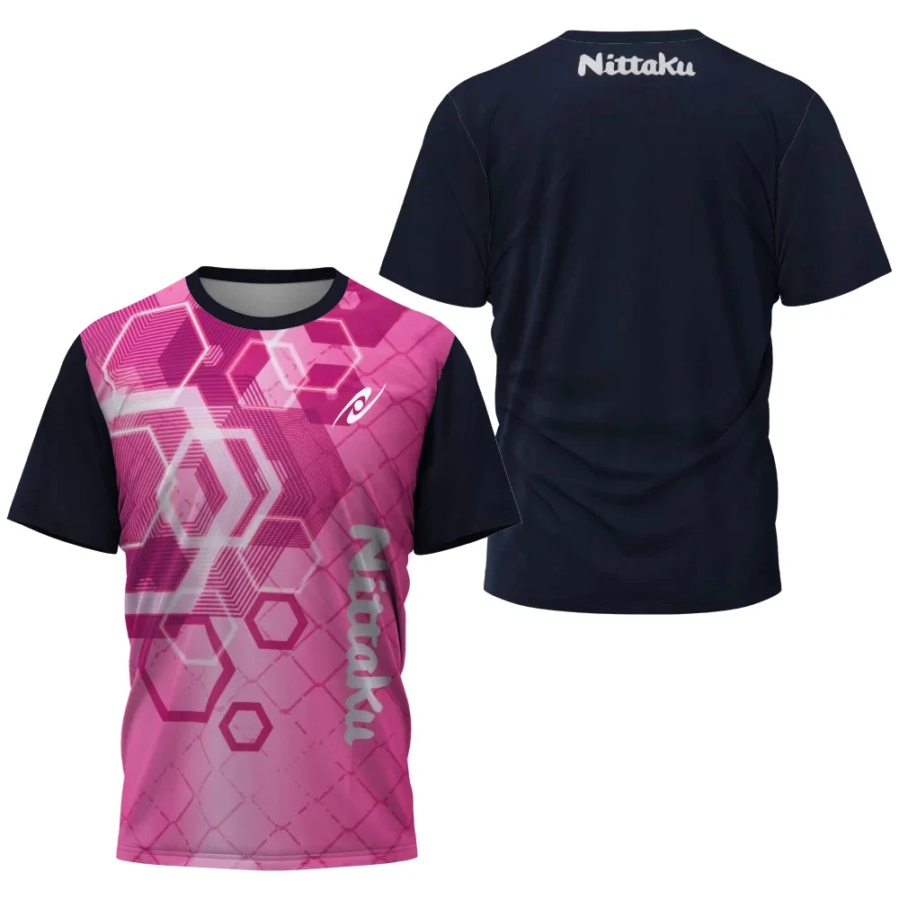 

2024 Summer Latest Table Tennis Quick-drying Training Clothes Special Edition Men's Jersey Fashion Breathable Jersey Fashion