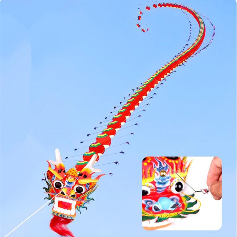 darmowa wysyłka Chinses dragon kite design dekoracja latawiec latający tradycyjna fabryka latawców weifang papierowy latawiec cert volant volantin